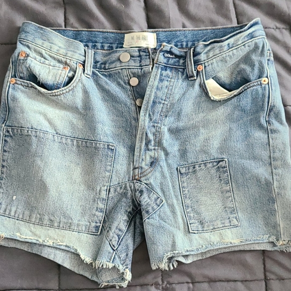Denim shorts